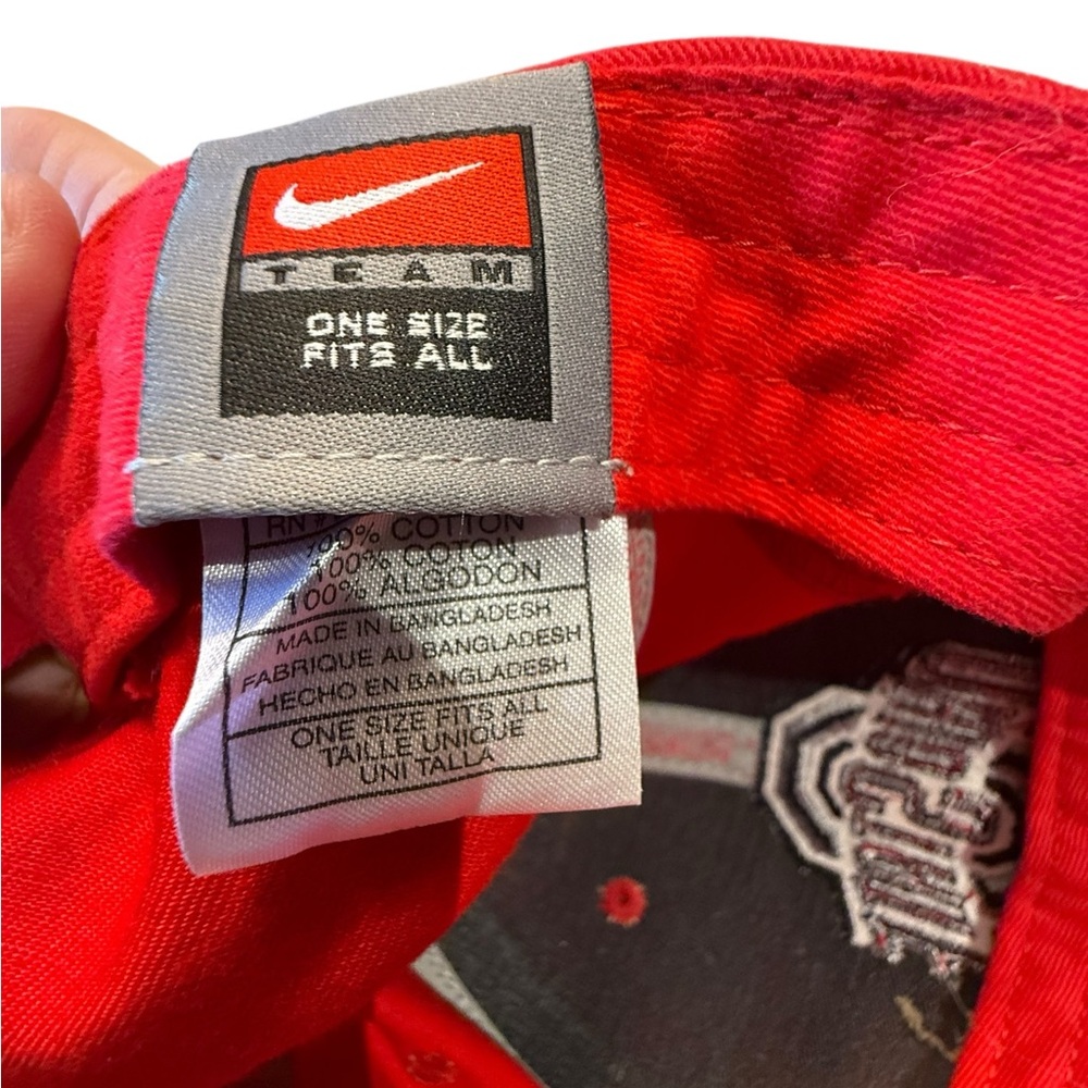 Ohio State Nike Team Red Cotton Adjustable Baseball Cap - Picture 4 of 5